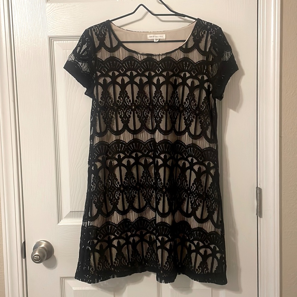 Socialite Scoop Neck Dress